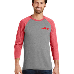 Oerlikon District Made® Men's Perfect Tri® 3/4-Sleeve Raglan