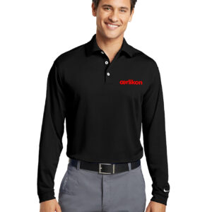 Oerlikon Men's Nike Golf Long Sleeve Dri-FIT Stretch Tech Polo