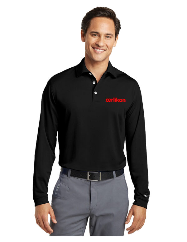 Oerlikon Men's Nike Golf Long Sleeve Dri-FIT Stretch Tech Polo