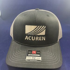 Richardson Black/Charcoal Mesh Back Cap OSFA (Please order in quantities of 12)