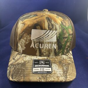 Richardson Realtree Edge/Brown Mesh Back Cap (Please order in quantities of 12)