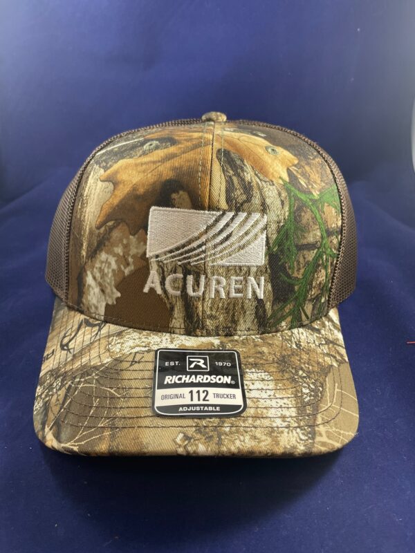 Richardson Realtree Edge/Brown Mesh Back Cap (Please order in quantities of 12)