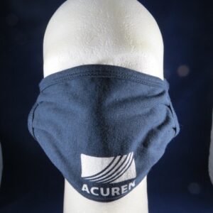 Port Authority Navy Face Mask with Logo