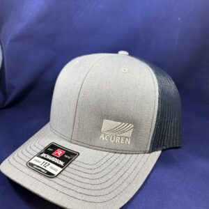 Richardson Grey/Navy Mesh Back Cap OSFA (Please order in quantities of 12)