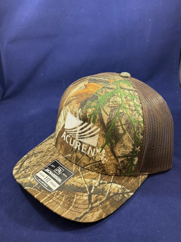 Richardson Realtree Edge/Brown Mesh Back Cap (Please order in quantities of 12)