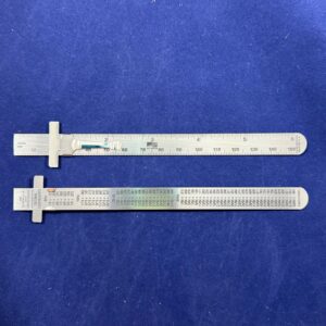 Stainless Steel Pocket Ruler With Acuren Logo